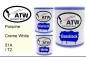 Preview: Porsche, Creme White, 51A / T2: 1L Lackdose + 1L Klarlack + 500ml Härter - Set, von ATW Autoteile West.